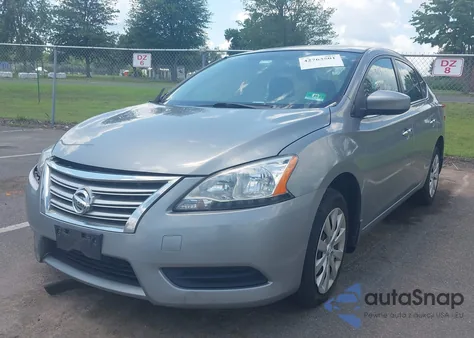 2014 Nissan Sentra Sv из США, поврежденный, VIN 3N1AB7AP0EY301080